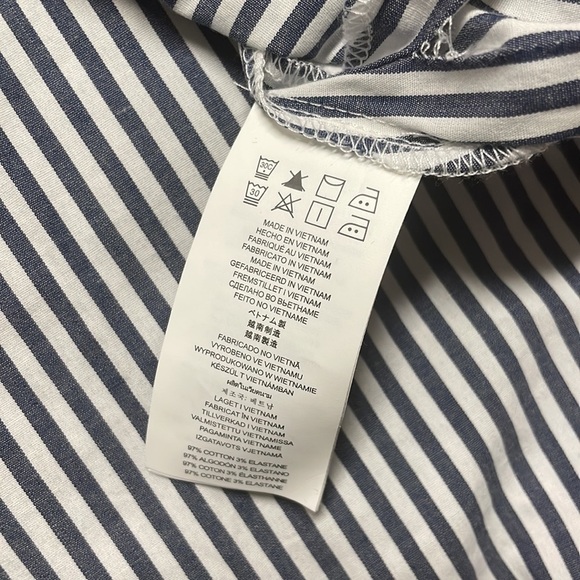 Michael Kors striped collared top - Picture 5 of 7